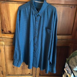 Tommy Bahama Linen l g sleeve shirt size XXL